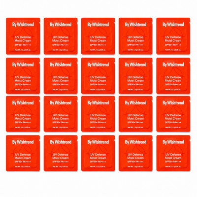 By Wishtrend UV Defense Feuchtigkeitscreme LSF50+ PA++++ 20 x 1,5g Beutel 30g