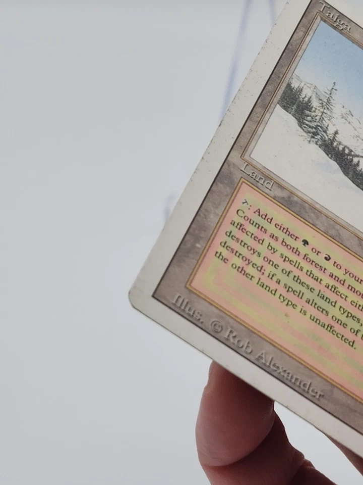 Taiga MISPRINT MISCUT OFF CENTER MTG Revised Magic Reserve List #E *CCGHouse* SA - Image 4 of 4