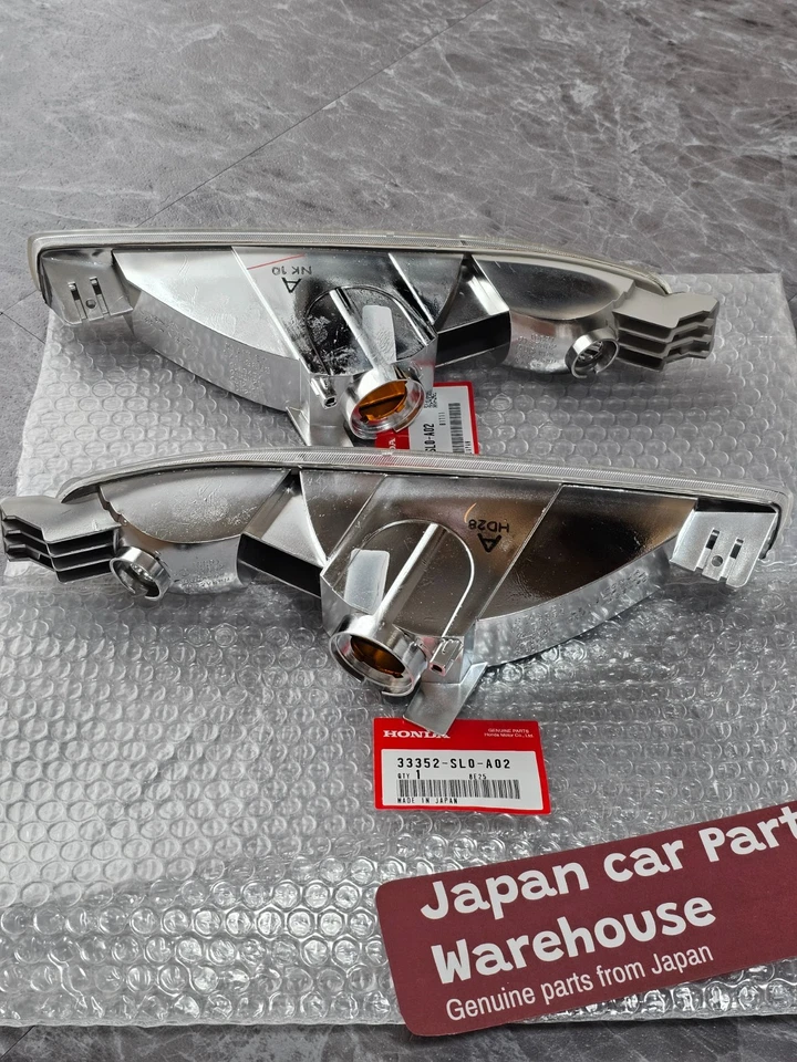 Genuine HONDA ACURA NSX NA1 NA2 Front Bumper Clear Lenses Lamp Light Rh & Lh SET Foto 3 de 4