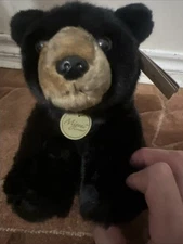 Aurora Miyoni Black Bear Cub 9 Inch Plush Figure NEW  With Tags