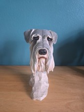 sharrett and simpson gray schnauzer head