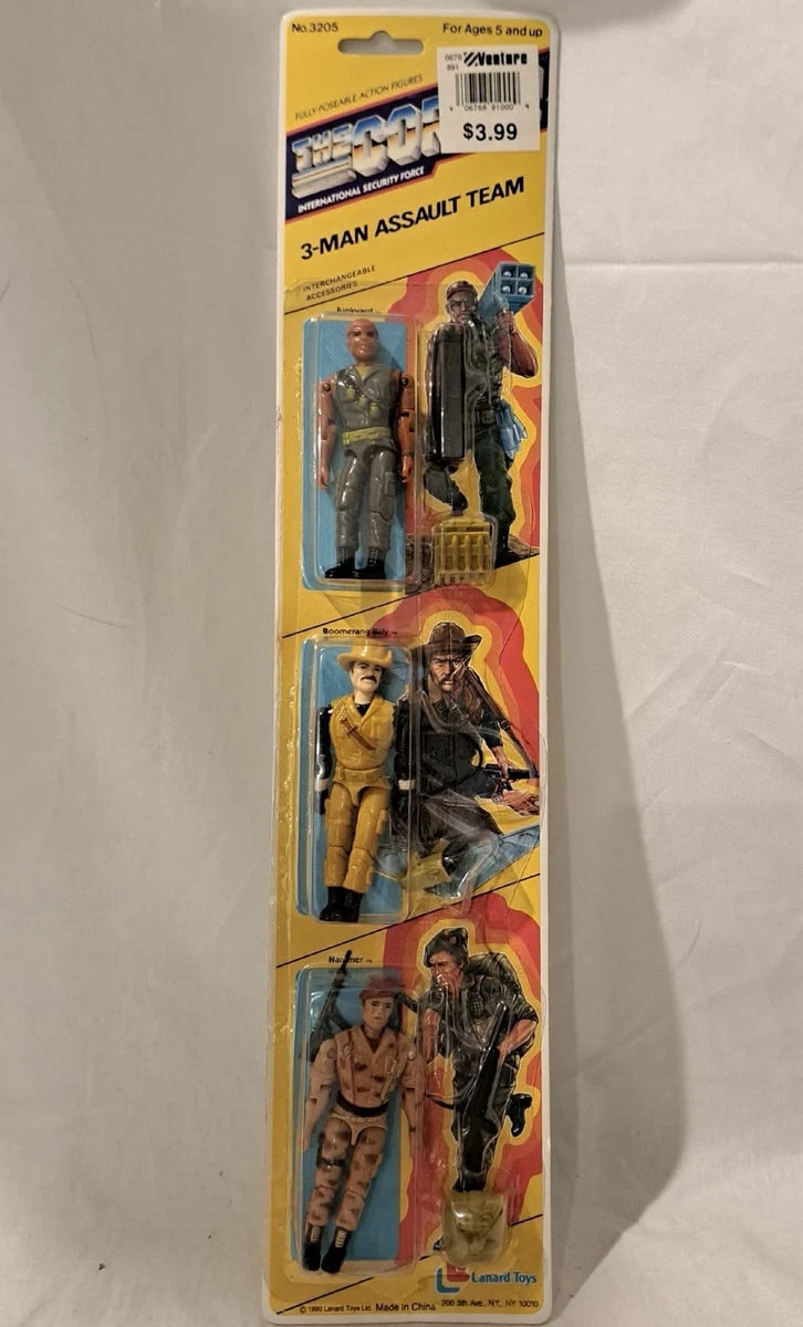 Lanard Military & Adventure Action Figures 1990 Year Manufactured