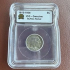 ICG Genuine Buffalo Nickel 1913-1938 5C Circulated Business Strike Coin
