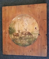 Alte Schießscheibe Holz 84x77x2 cm