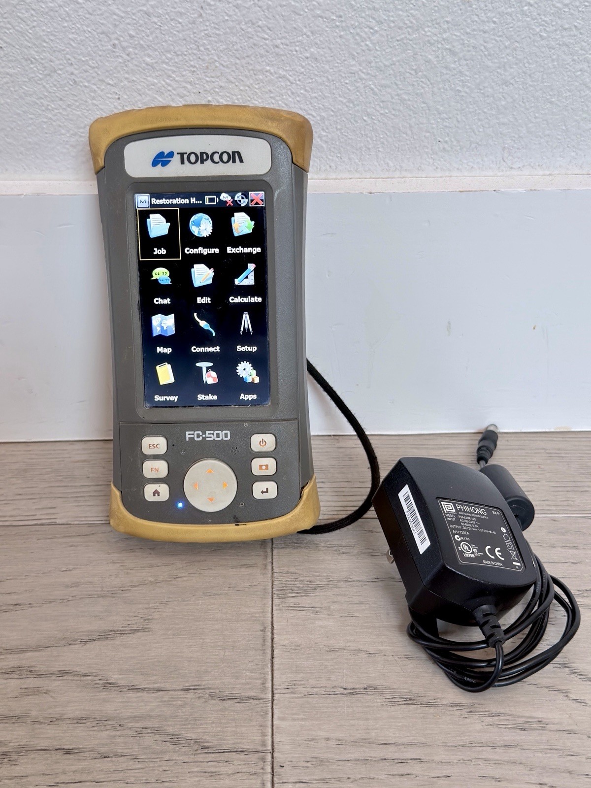 Topcon FC-500 Data Collector Magnet Field 3.1 GIS Optical Robotics Total Station