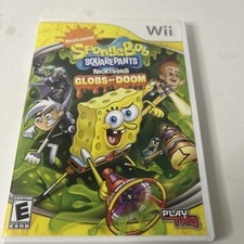 Nintendo Wii SpongeBob SquarePants Featuring Nicktoons: Globs of Doom CIB