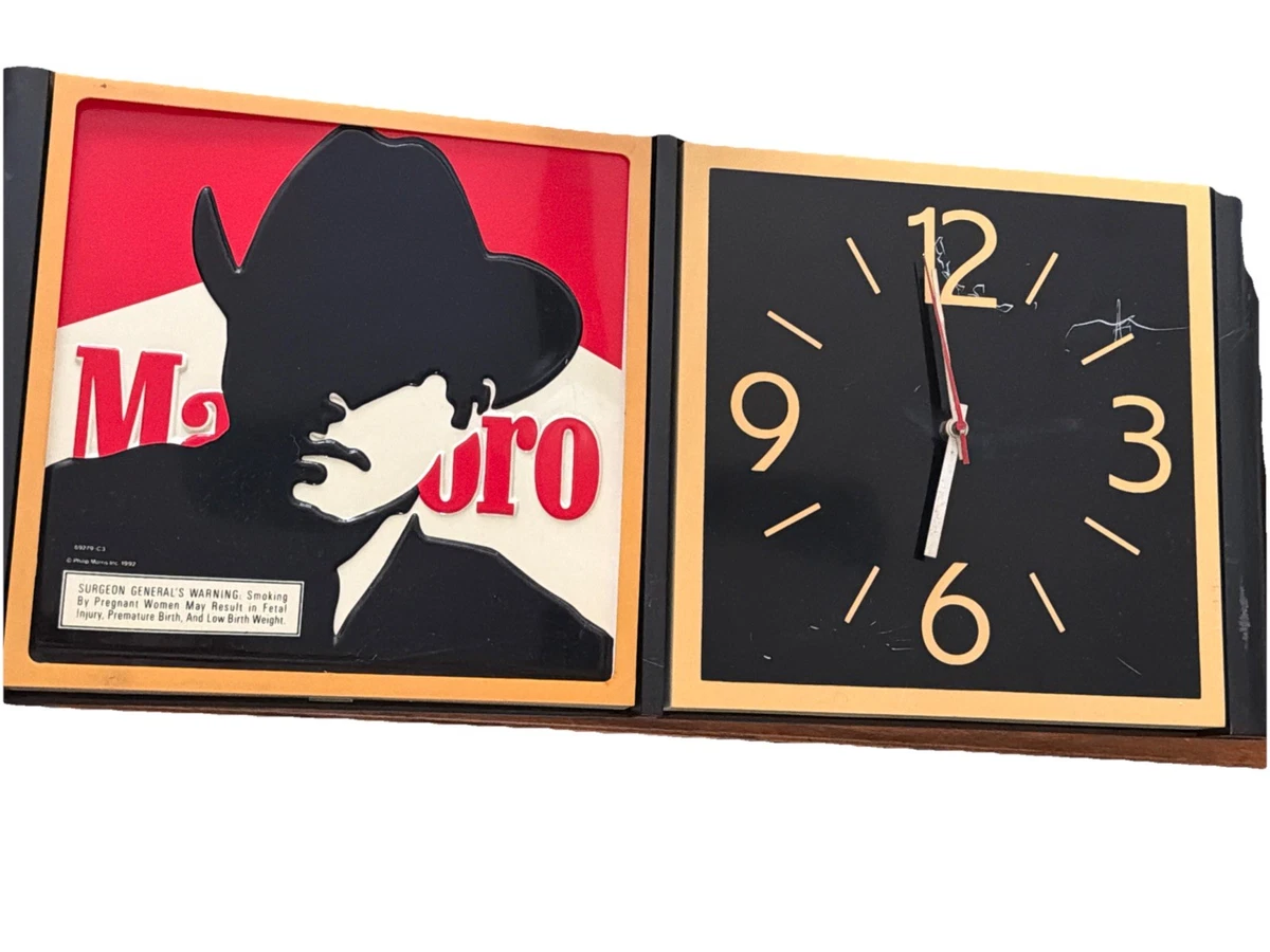 Cigarette Clock In Collectible Tobacco Signs for sale