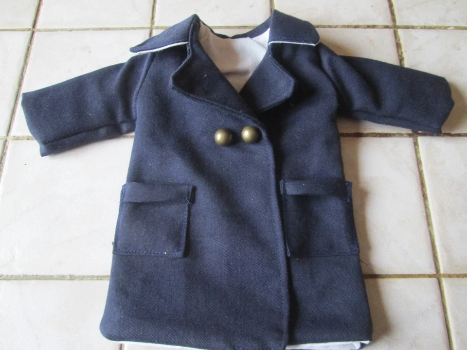 copie du manteau Lungopo 67 pour poupée furga alta moda, neuf - Photo 3/4