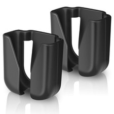 Black Waist Belt Stethoscope Holder Clip Lightweight Holster Plastic Stethosc...