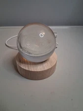 3D Crystal Galaxy Moon Planet Ball with Base Table Lamp USB LED Night Light Gift