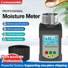 Portable Smart Grain Moisture Meter  Digital LCD Display Coffee Bean Paddy 90 mL