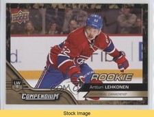 2016-17 Upper Deck Compendium Rookies Gold Artturi Lehkonen #899 READ 1ra