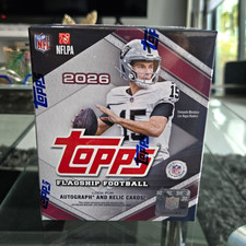 Topps 2026 Flagship NFL Football Retail Box 1 Box 180 Cards Inserts Parallels