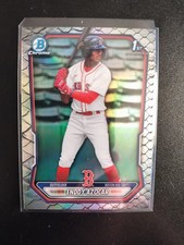 Enddy Azocar 2026 Bowman Chrome 1st Rookie Reptilian Refractor BCP-23 Red Sox Rc