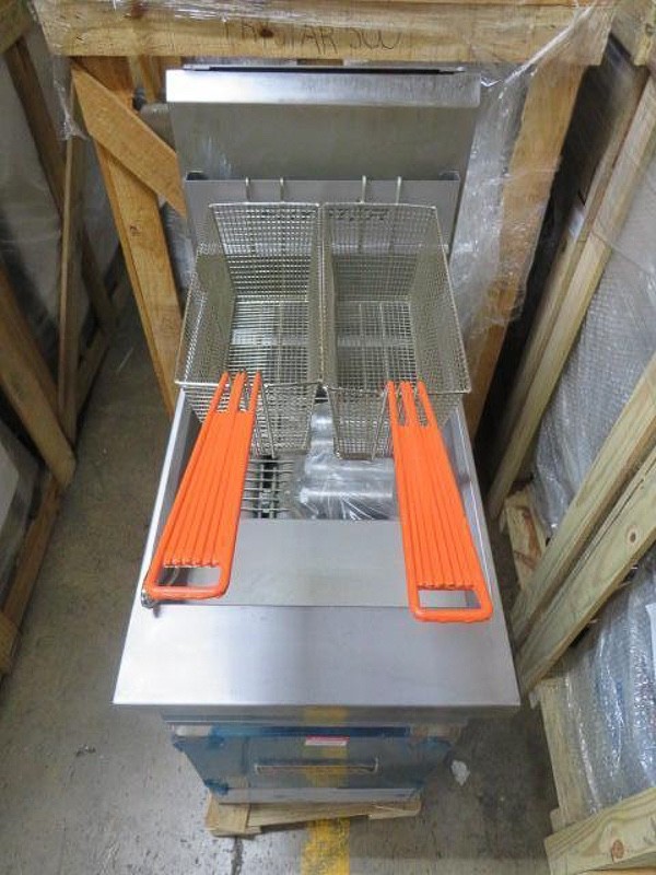&ndash; 40 Lb Stainless Steel Deep Fryer