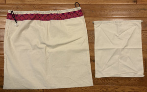 2 Tory Burch Large Dust Bags Cover Purse Boots Shoes 20” x 22” Sneakers 14" x12"
