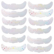 6Pcs Glitter Freckles Patches Waterproof Temporary Tattoos Stickers Face Makeup