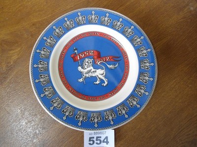 8,5 Zoll Emma Bridgewater Teller - Queen Elizabeth II / 60th Diamond Jubilee