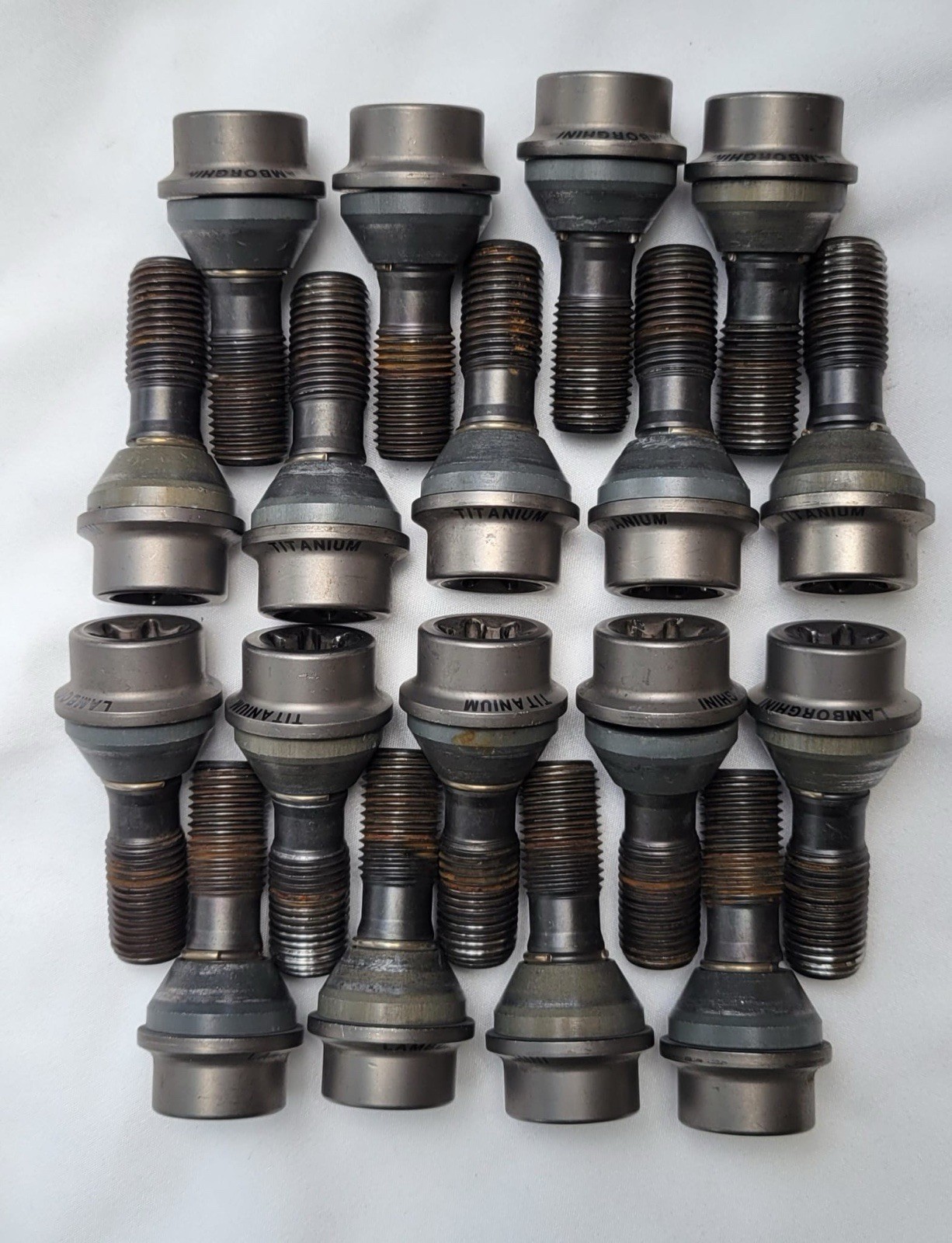 OEM Lamborghini Titanium Lug Bolts
