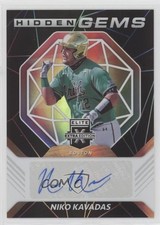 2021 Panini Elite Extra Edition Hidden Gems Black Niko Kavadas #HG-NK Auto 1cc7
