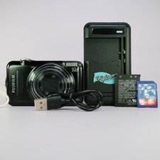 Fujifilm Digital Camera FinePix T200 14.0MP Black Tested Full Working Set