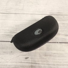 Costa Del Mar Black Hard Shell Zippered Sunglasses Case with Logo Emblem