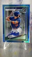 2025 Donruss - Optic Rated Prospects Jett Williams #167 Carolina Blue Auto /35🔥