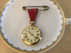 Sheffield Lady Aluminum Swiss Made Hand-Wind Pendant Pocket Watch Pin — photo 5