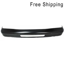 Front Black Bumper Without Pad With Valance Hole Fits E-150 E-250 FO1002341