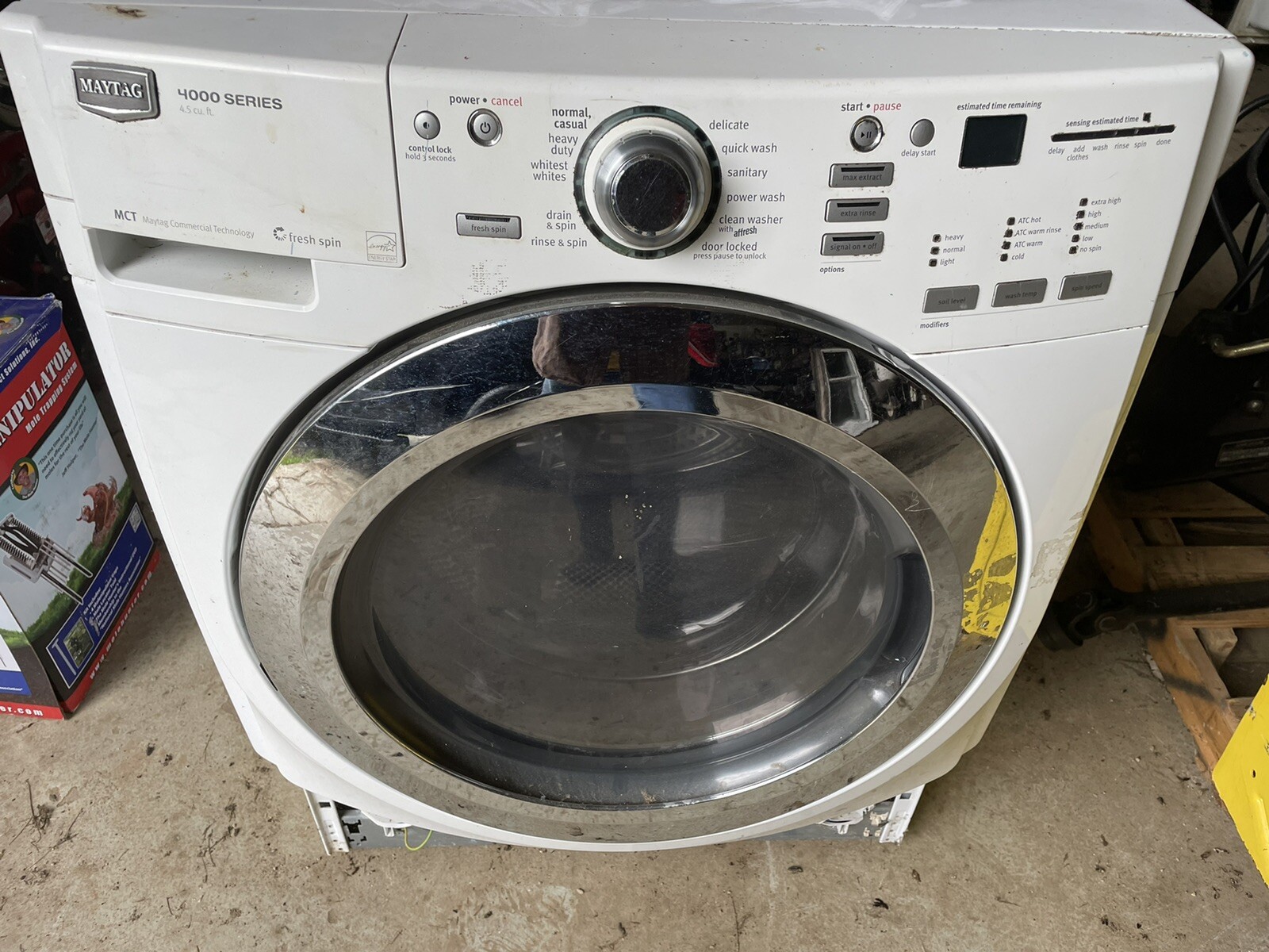 MAYTAG WASHER DOOR READ) W10153278 FROM MODEL MHWE400WW01 eBay