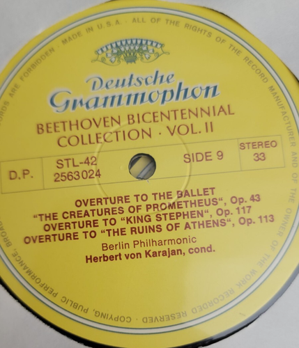 BEETHOVEN BICENTENNIAL COLLECTION SYMPHONIES OVERTURES PART TWO VOL. II LP VINYL - Picture 11 of 12