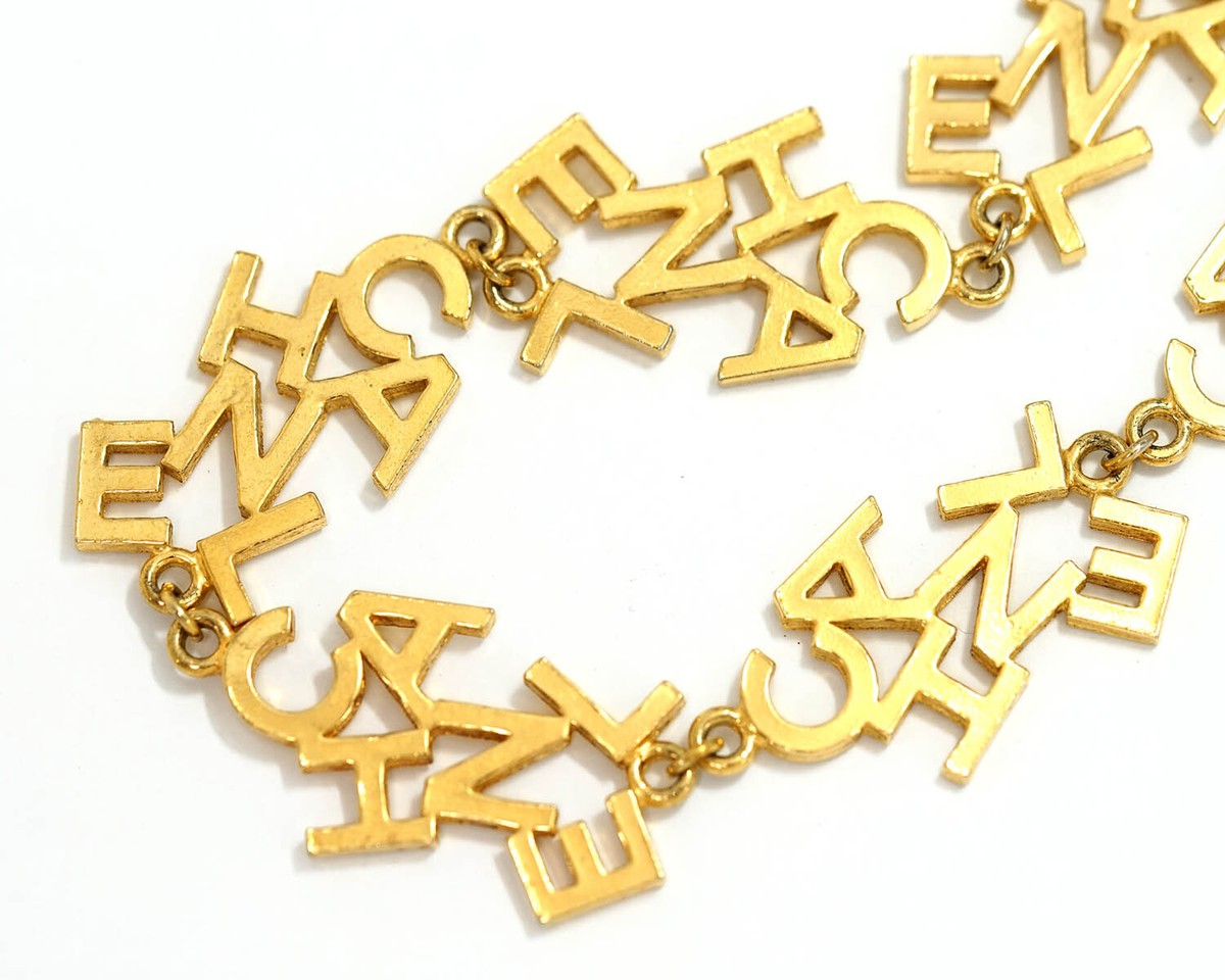 CHANEL CC Logos Link Necklace 16