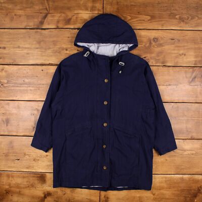 Vintage L.L.Bean Outdoor Jacket M Field Blue Womens