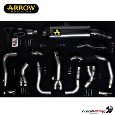 Arrow exhaust Race Tech dark aluminum approved for Kawasaki ZX6R