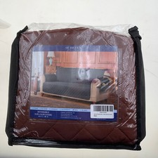 Subrtex Sofa Quilted Slipcover Reversible Sofa Cover Couch Cover - Chocolate