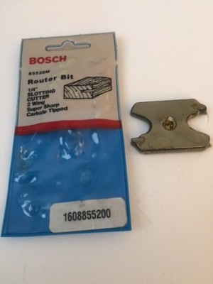 Bosch 85520M 1/4'' Kerf, 2 Wing Slotting Cutter with Carbide Tips (Super) -LAST 1