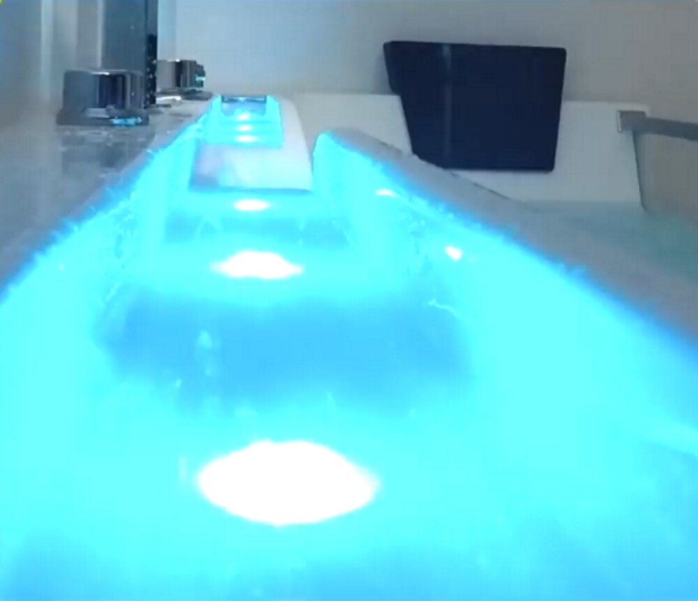 Designer whirlpool Baignoire Avec Massage Chauffage Lumière