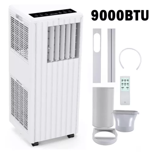9000BTU Mobile Klimaanlage Mobiles Klimagerät 3in1 Kühler Entfeuchter Ventilator