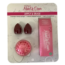 The Original Makeup Eraser Pack, 2 Washable Sponges, 1 Washball & 1 Makeup Erase