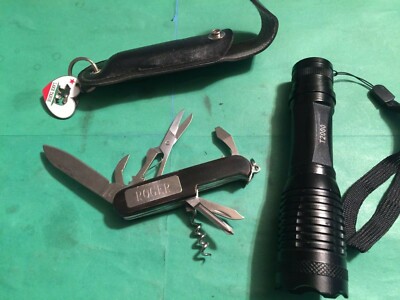 Rogers Multi-tool Pocket Knife, & Flashlight 