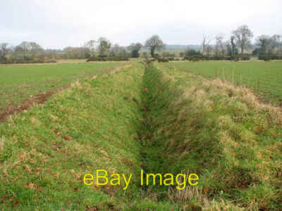 Photo 6x4 A dry ditch Bessingham View north along a drainage ditch which  c2009