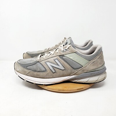New Balance Shoes Men 12 990 v5 Grey Sneaker Athletic Running Walking USA WORN New Balance 990v5 Made in USA Grey M990GL5 Men main image 3
