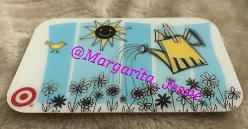 TARGET LENTICULAR 2005 WATERING THE FLOWERS GIFT CARD YELLOW BIRD RARE NO VALUE
