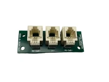 United Sortation Solutions 555-6-3034-rev3 RJ-11 3 Port Circuit Board