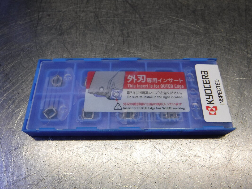 Kyocera Ceratip Carbide Inserts QTY10 SCMT060205XME PR1225 (LOC953B