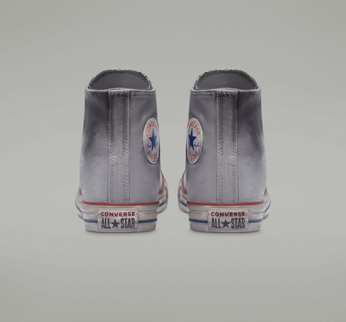 Converse Chuck Taylor All Star Canvas Smoke High Top Hecha en Italia Zapato Gris - Imagen 4 de 6