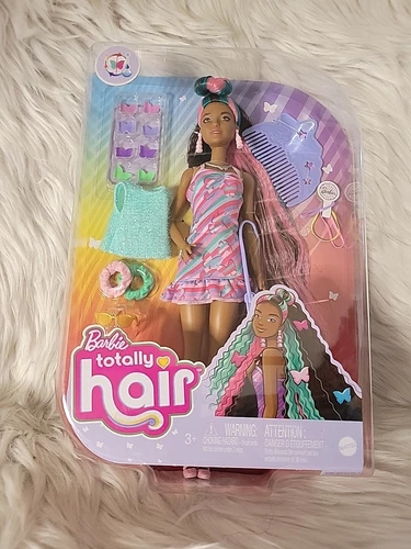 Barbie Totally Hair Doll, Butterfly-Themed, NIB, Free Shipping