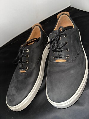 Ecco  Danish Design Shoes Mens 12 Black Suede Leather Lace Up Casual Sneakers s-l400.jpg main image 4