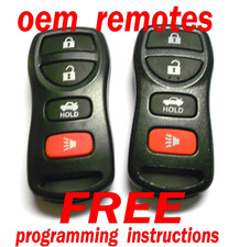 Two Oem Nissan Altima Maxima 350z Keyless Remote Entry Fob Transmitter Kbrastu15 Two Oem Nissan Altima Maxima 350z Keyless Remote Entry Fob Transmitter Kbrastu15