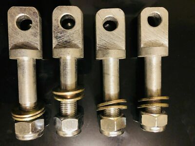 SET of 4 Sidecar I Bolts, Pivot Bolts, Cozy, Inder, Enfield Sidecar Mount